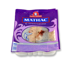 “Матиас” Сельдь филе в масле “С приправами” 250гр
